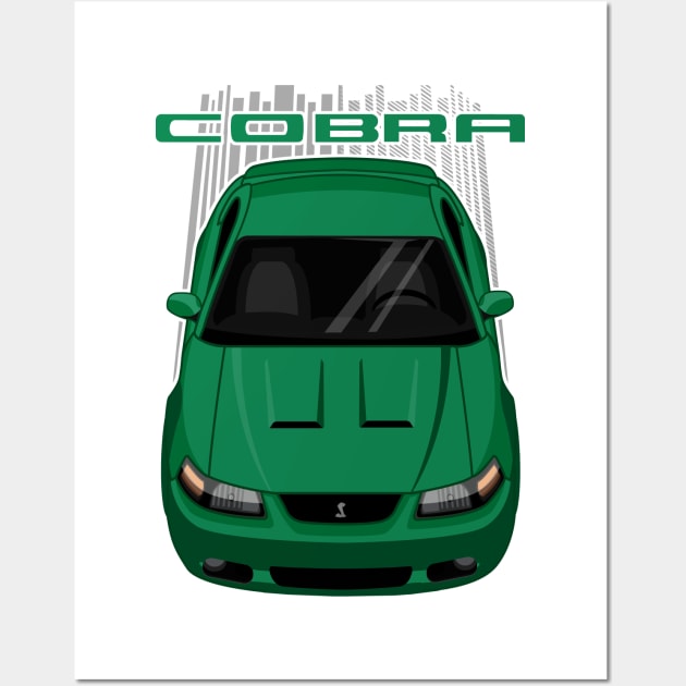 Mustang Cobra Terminator 2003 to 2004 - Green Wall Art by V8social